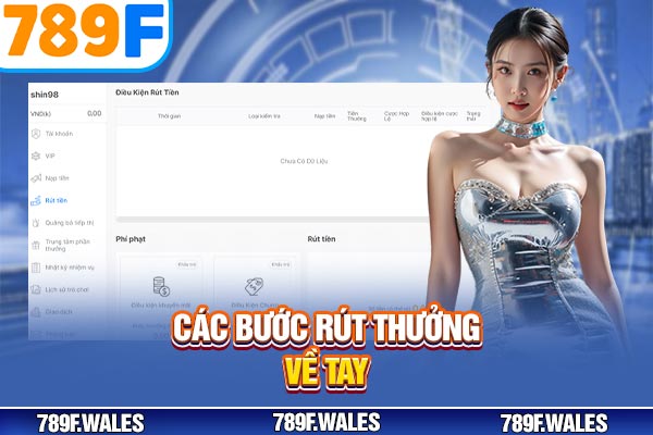 Các bước rút thưởng về tay Các bước rút thưởng về tay